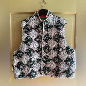 Gorgeous Clare V Timothé Cotton Quilted Vest XL/XXL Reversible has Pockets